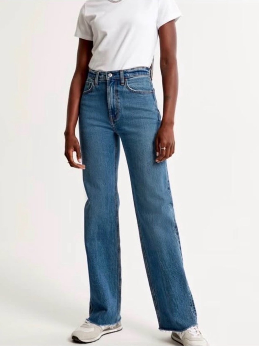 Abercrombie & Fitch '90s relaxed jean high rise 34 / 18 Short/Petite